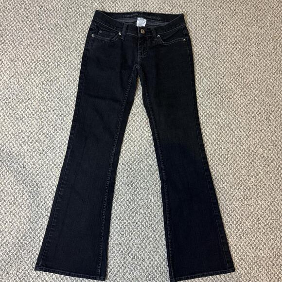 Y2K vintage black low rise bootcut jeans/ denim - Picture 1 of 5
